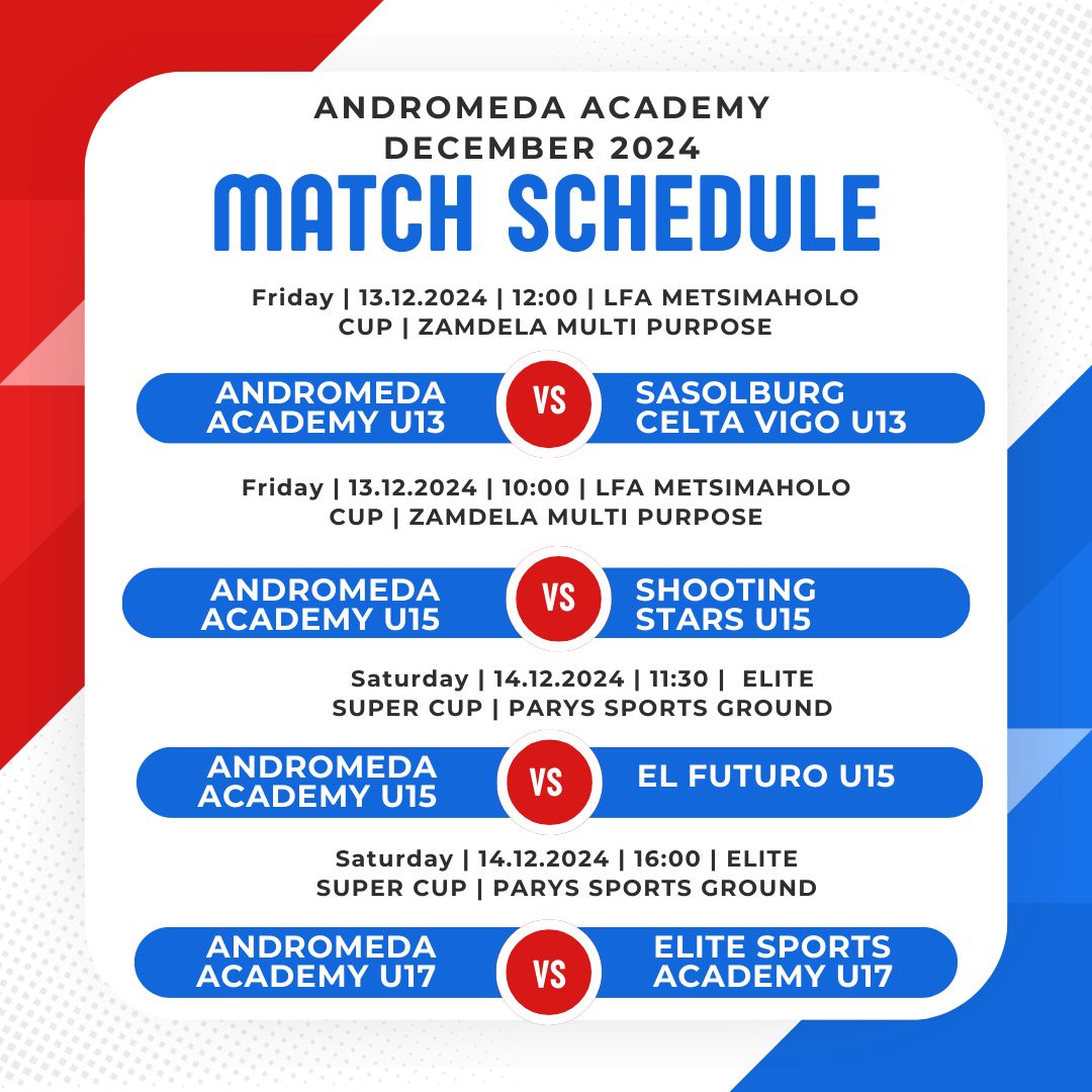 Andromeda Academy December Games